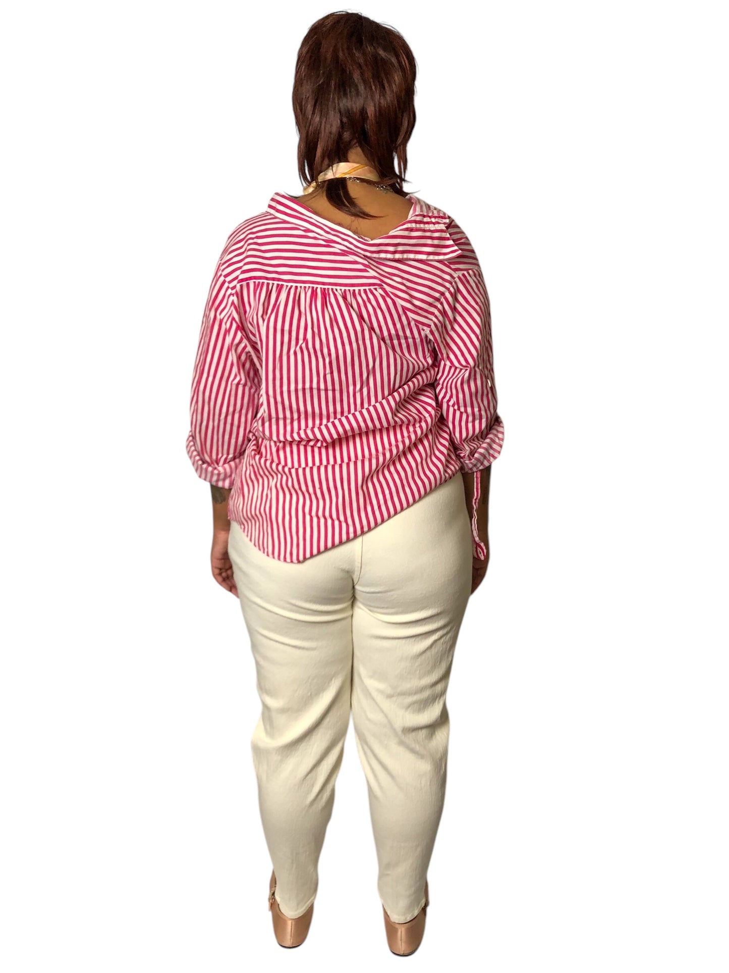 Y2K Forelli White Denim Jeans (2X)