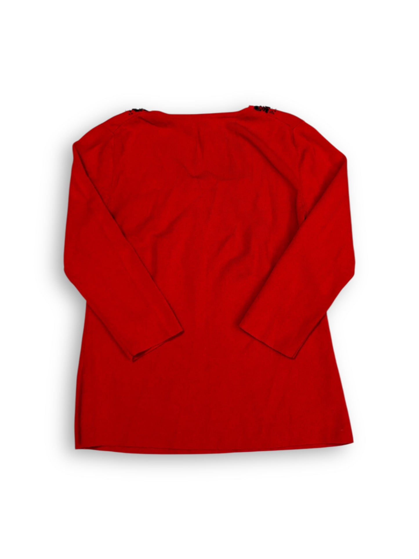 90’s Cable & Gauge Red Knit Long Sleeve Shirt (M)