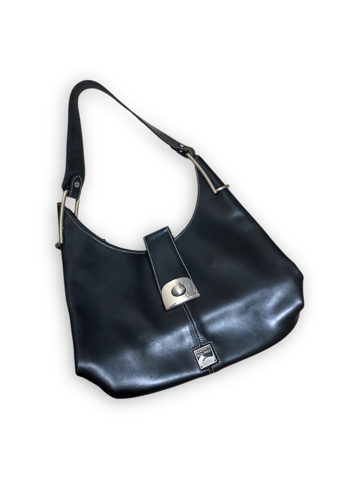Vintage Dooney Bourke Black Leather Purse