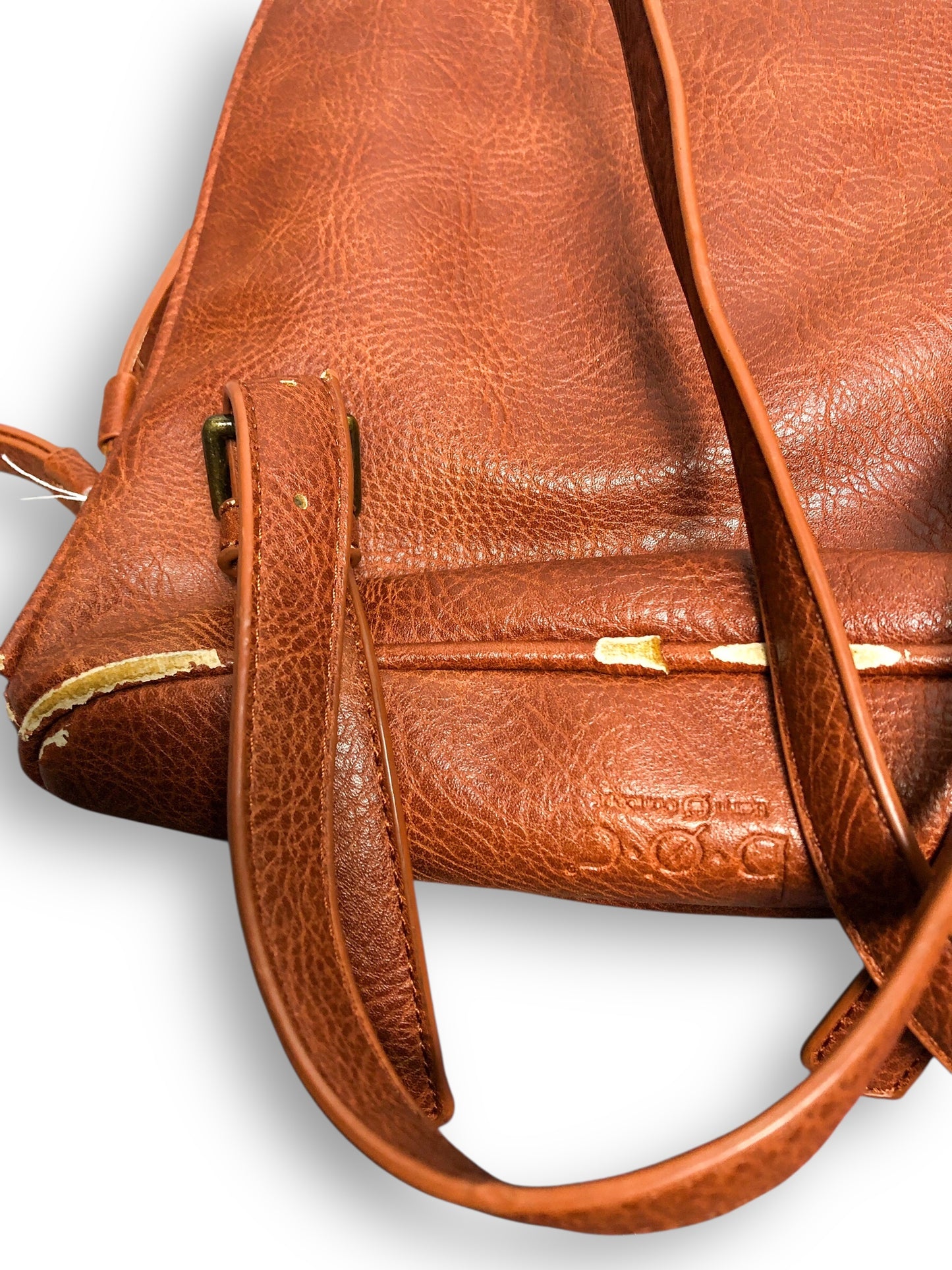 90’s b.o.c. Born Concepts Chestnut Faux Leather Mini Backpack