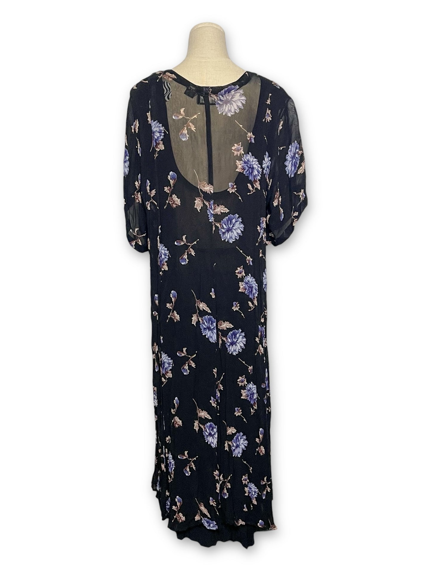 90’s Floral Midi Dress (M/L)