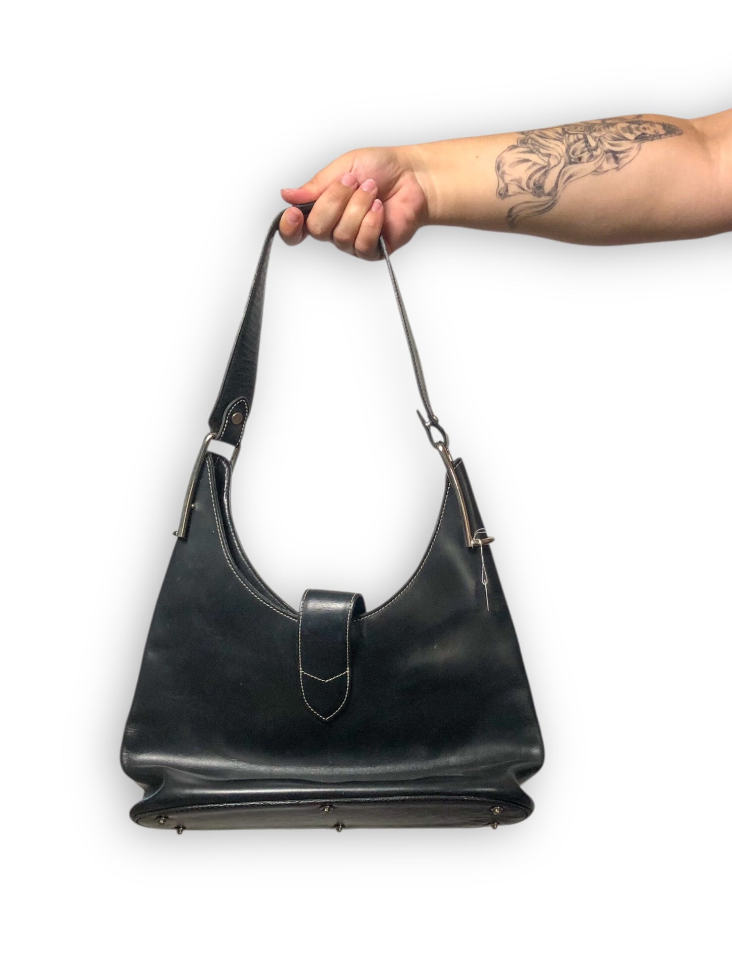Vintage Dooney Bourke Black Leather Purse