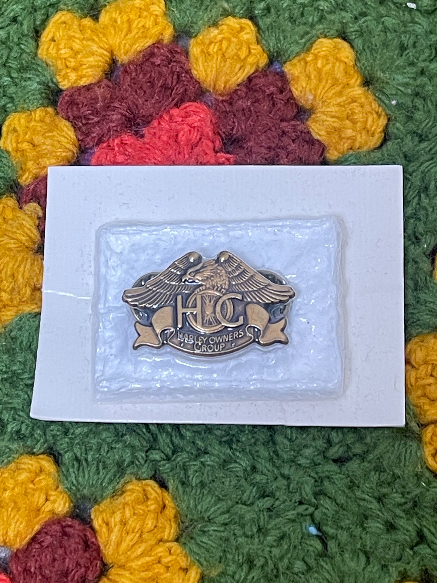 80’s Harley Davidson Brass Pin