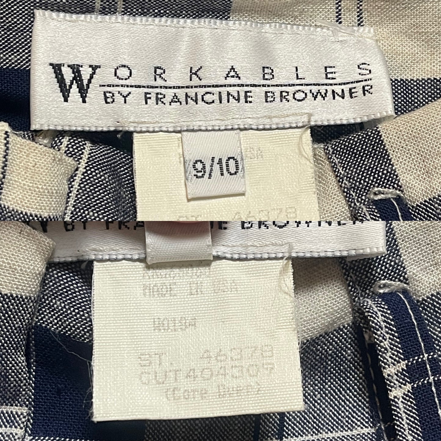 80’s Plaid High Waist Shorts (S/M)