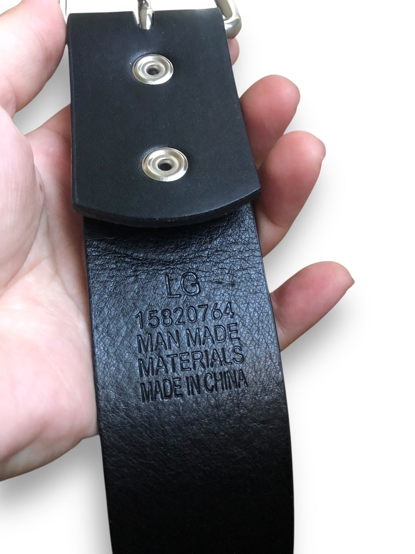 Black Studded Belt (L)