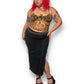 90’s Susan Lawrence Black Midi Skirt (XL)
