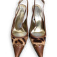 Dolce & Gabanna Leopard Slingback Heels (6/6.5)