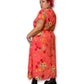Y2K Floral Pink Maxi Dress (2X)