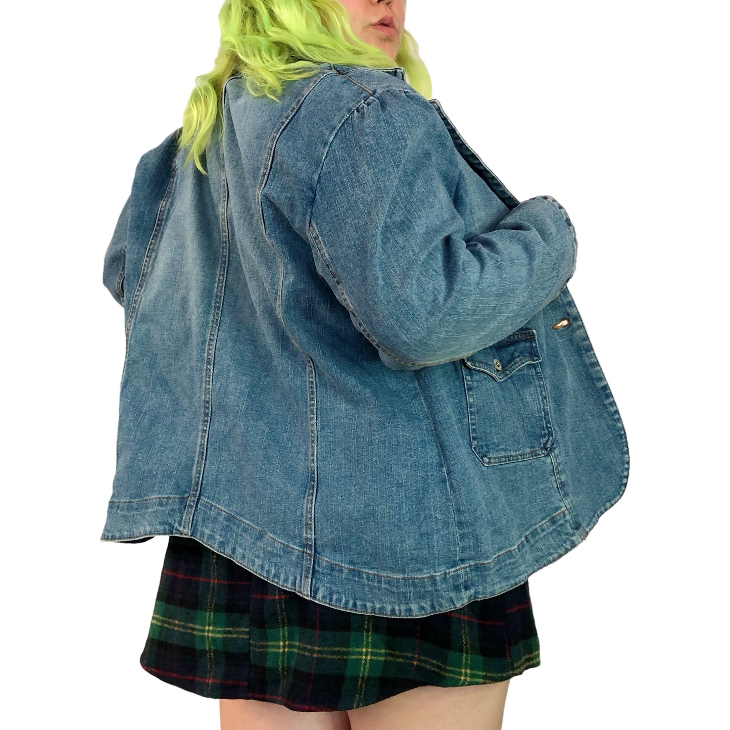 90’s/Y2K Moe Clothing Denim Blazer (3X)