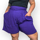 90’s Faucetti Purple Retro Shorts (L/XL/2X)