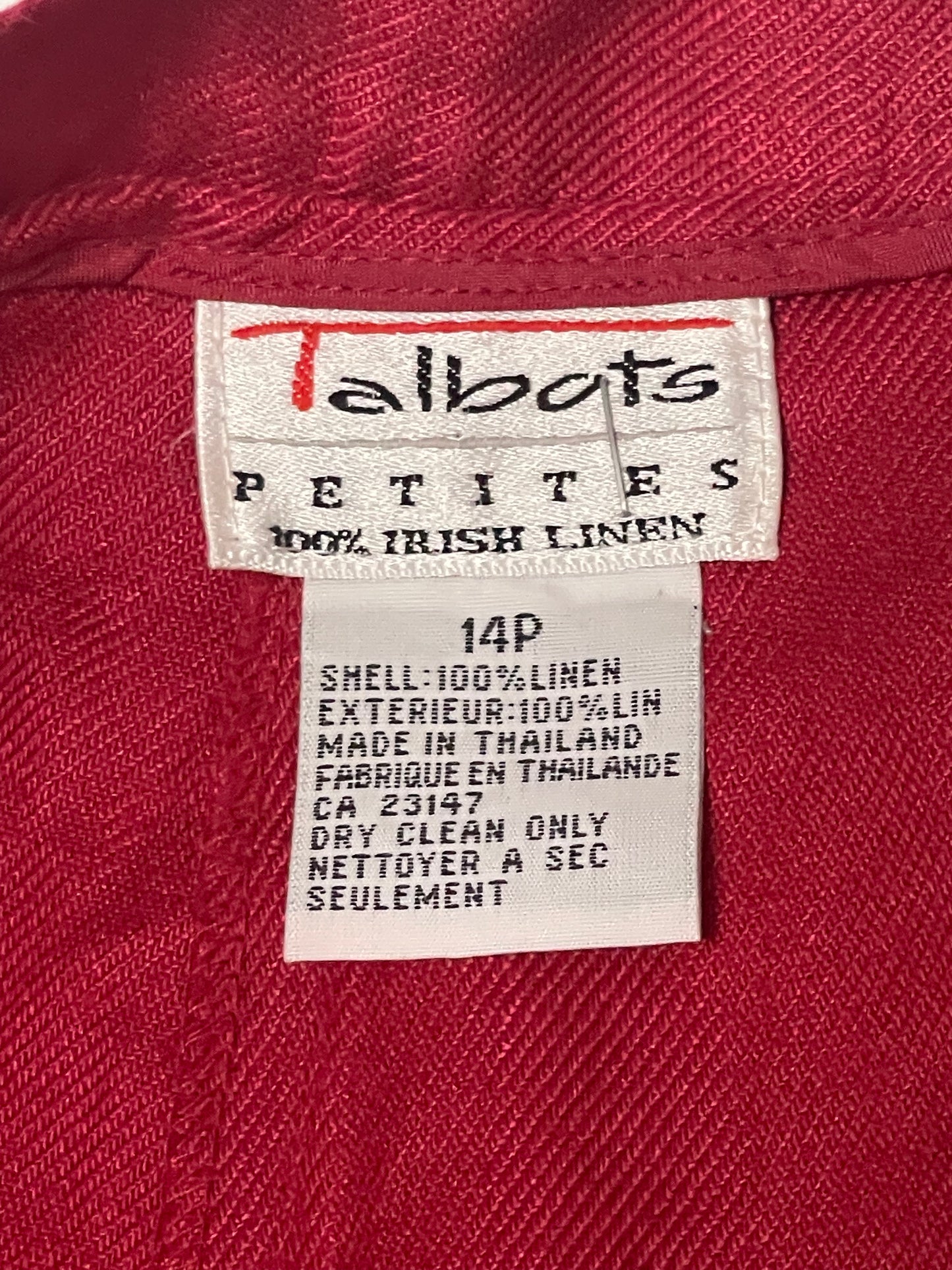 90’s/Y2K Red Retro Pleated Shorts (L)