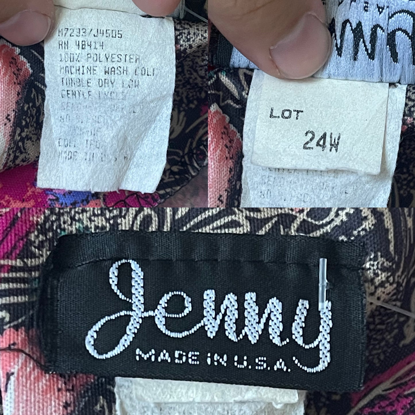 80’s Retro Peplum Dress (1X)