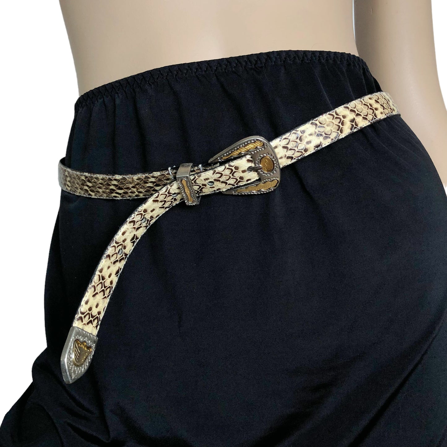 80’s Ann Taylor Genuine Snake Skin Belt (L)