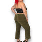 90’s/Y2K New Frontier Olive Green Corduroy Pants (XL)