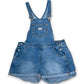Levi’s Medium Wash Denim Short Overalls (XL/1X)