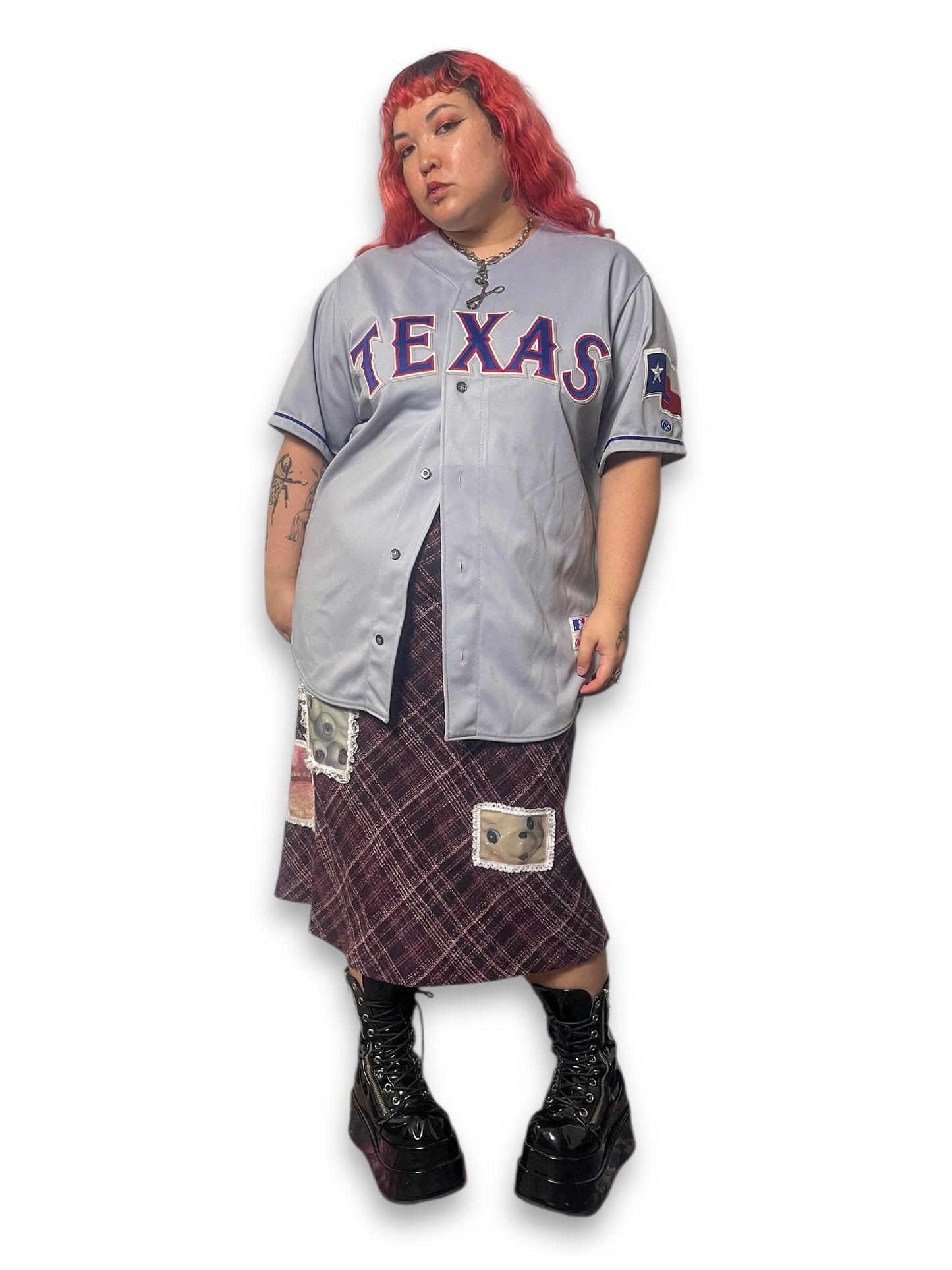 Vintage MLB Texas Rangers Lanier Jersey (1X/2X)