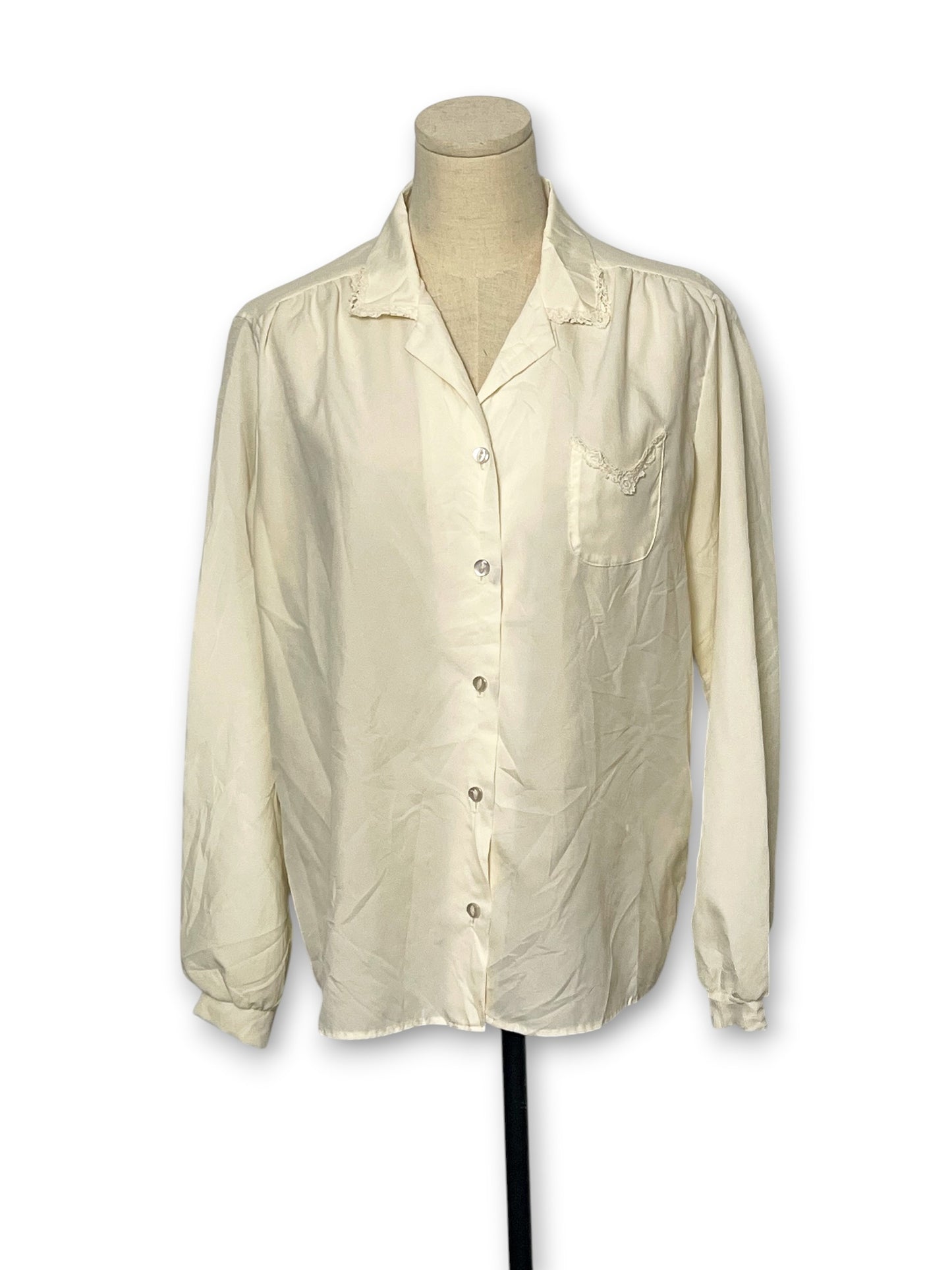 70’s/80’s Coquette Blouse (L/XL)