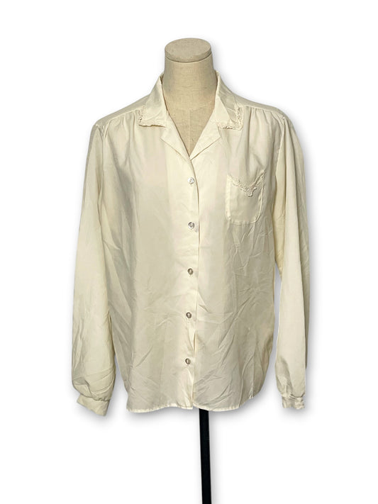 70’s/80’s Coquette Blouse (L/XL)