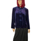 70’s/80’s Miss Accent by Act III Navy Blue Velvet Blazer (L/XL)