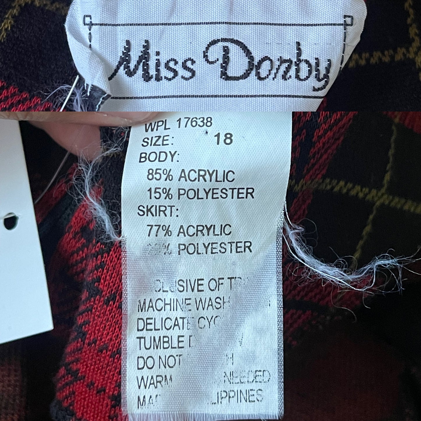 90’s/Y2K Grunge Pencil Dress (1X)