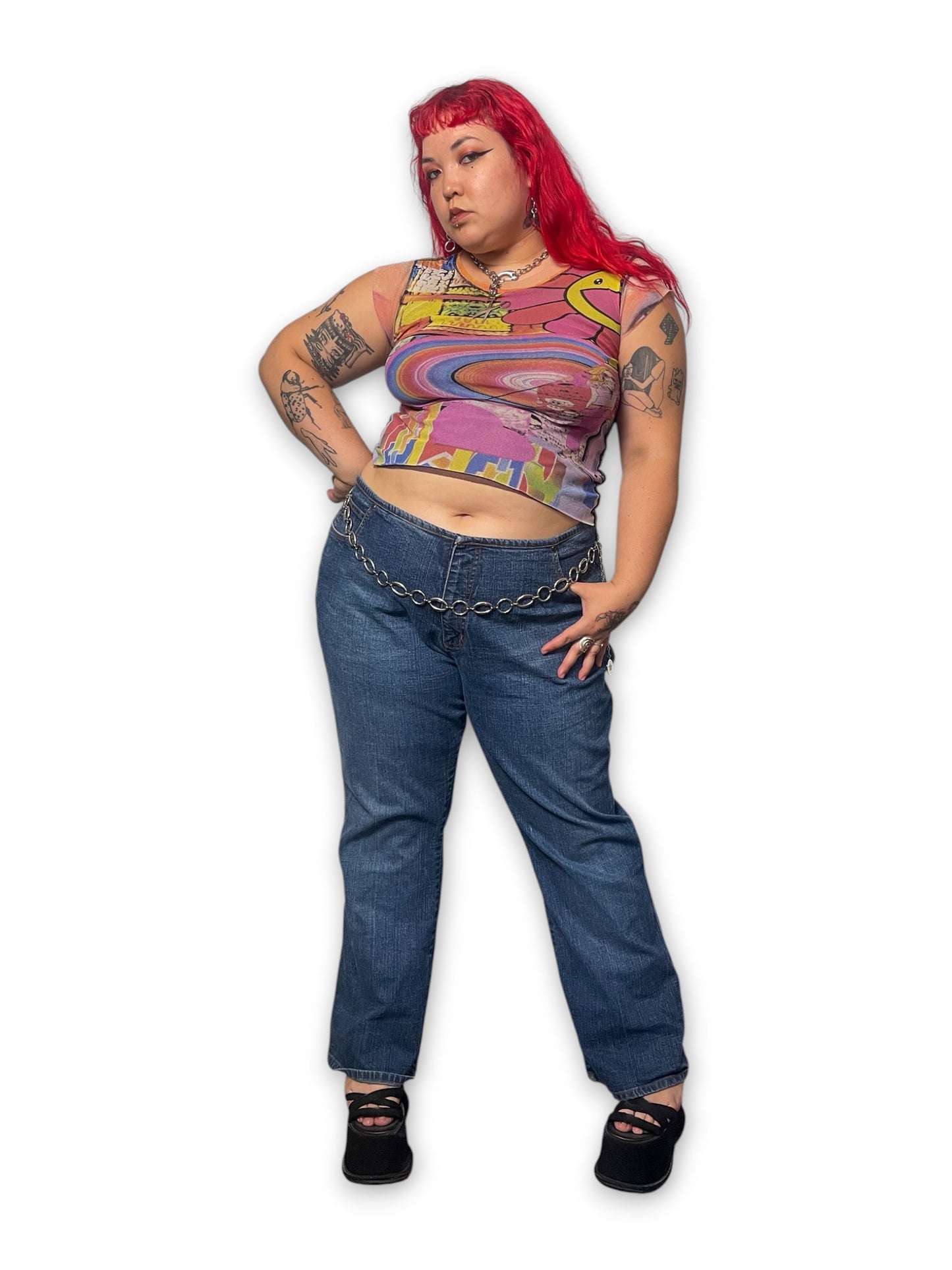 Y2K FUBU Low-Rise Jeans (3X)