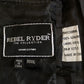 90’s Rebel Ryder Black Patchwork Leather Vest (2X/3X)