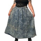 80’s/90’s Palmetto’s Acid Wash Denim Circle Skirt (2X)