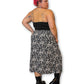 Y2K Leafy Print Midi Skirt (2X/3X)