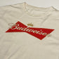 Budweiser White Tee (L)
