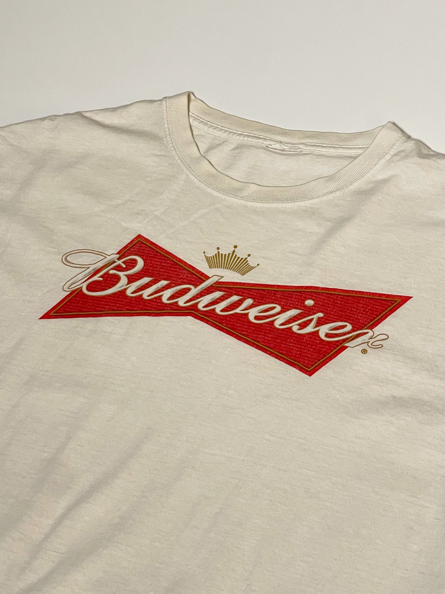 Budweiser White Tee (L)