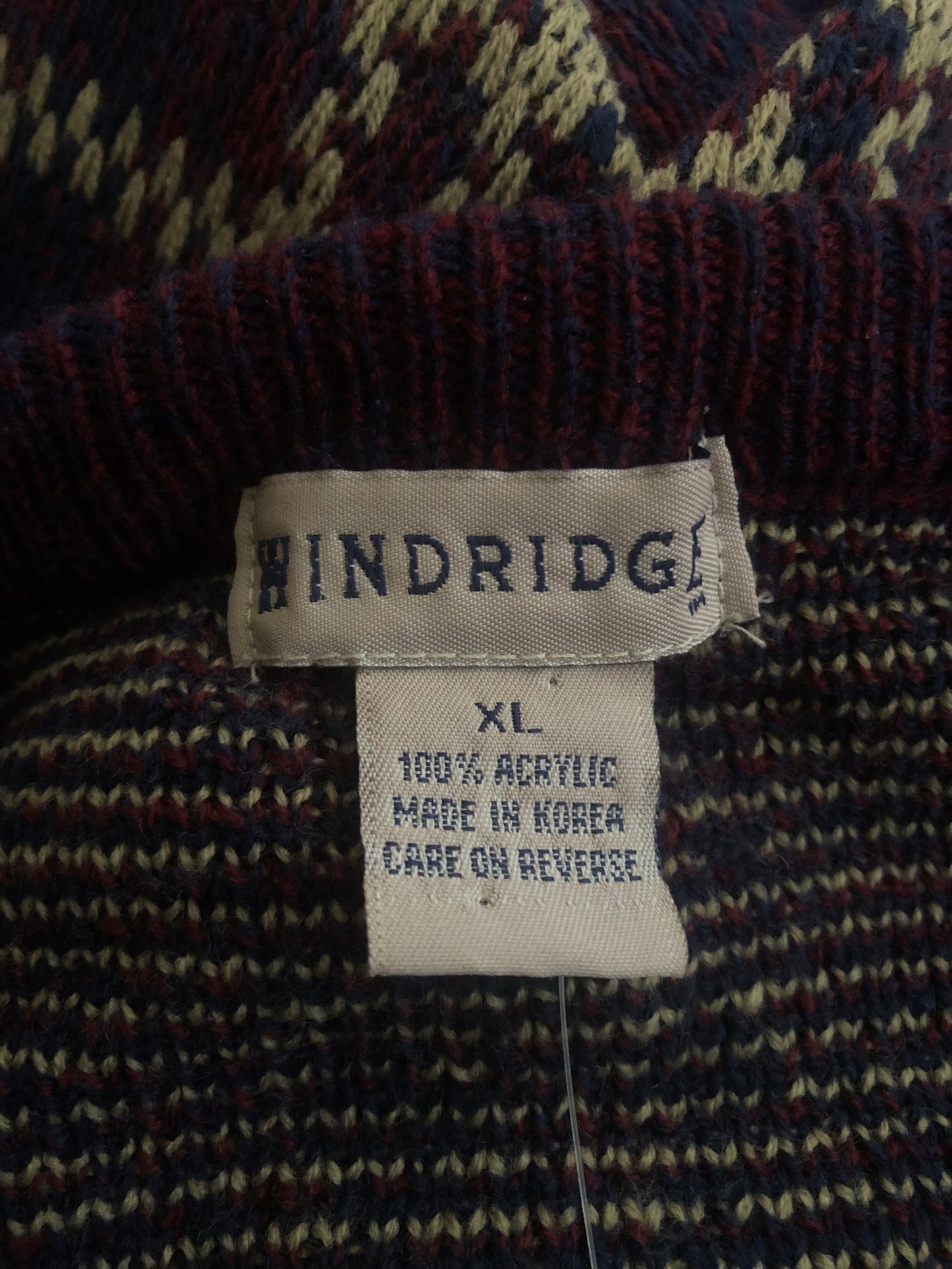 80’s/90’s Windridge Plaid Knit Sweater (XL/2X)