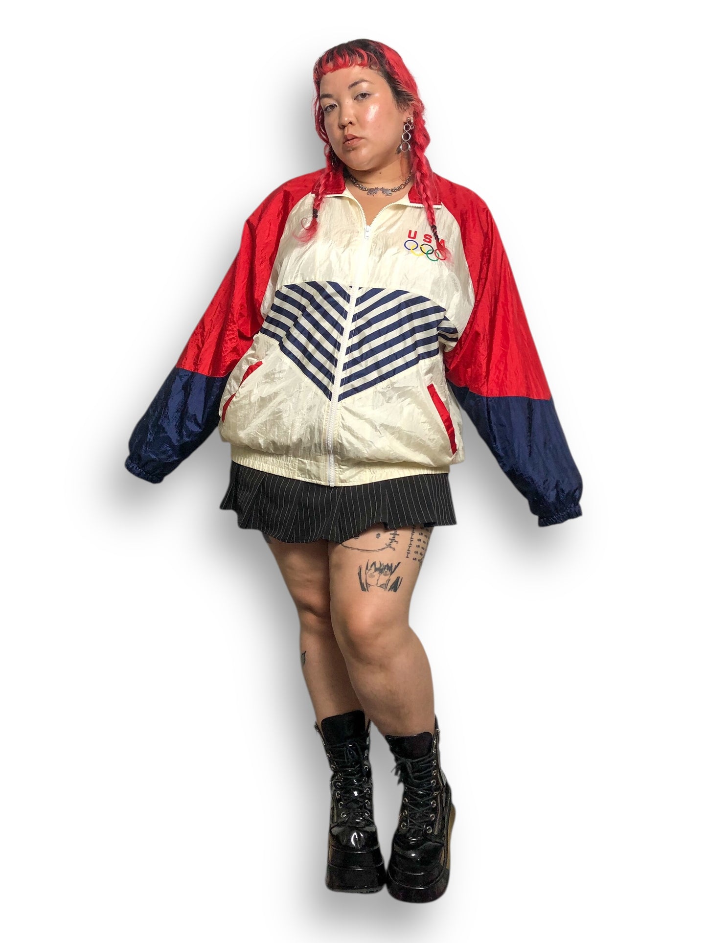 90’s Avon USA Olympics Windbreaker (L/XL/2X/3X)