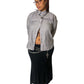 90’s/Y2K The Tall Collection Gray Button Down Shirt (2X)