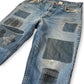 70’s/80’s Levi’s 505 Upcycled Denim Jeans (XL)