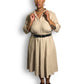 70’s/80’s Ilse M. Khaki Shirt Dress (2X)