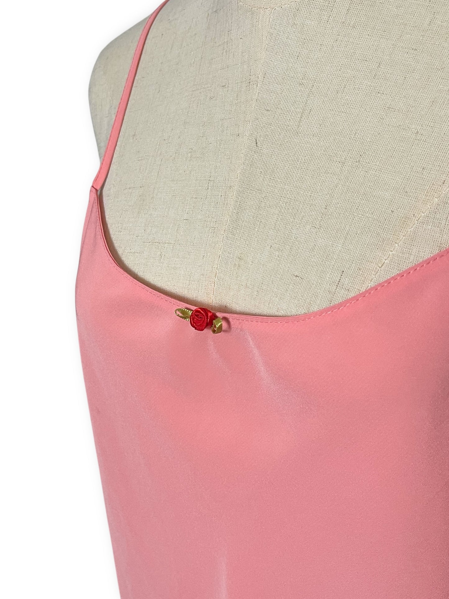 90’s/Y2K Peach Slip Dress (L)