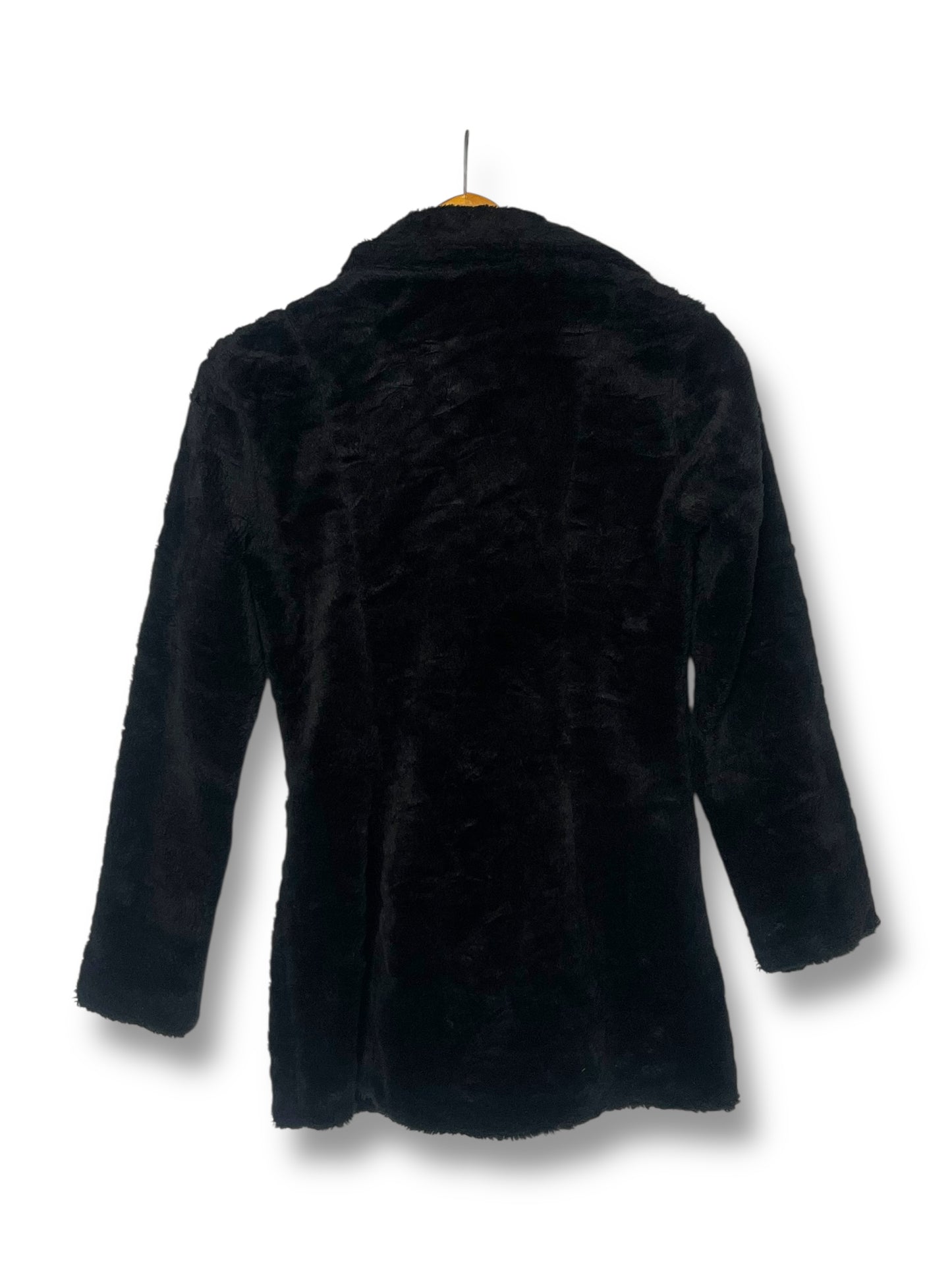 Vintage Selections Black Faux Fur Jacket (S/M)