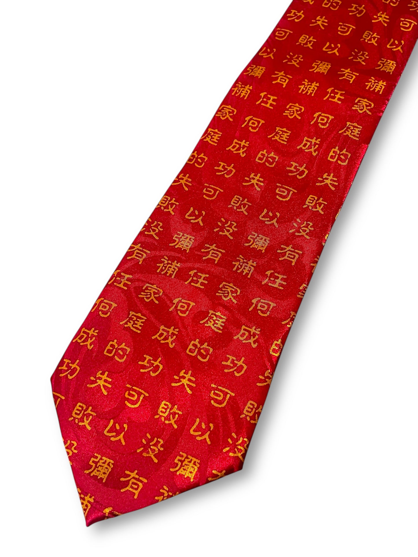 90’s/Y2K Alvaro Castagnino Kanji Print Necktie