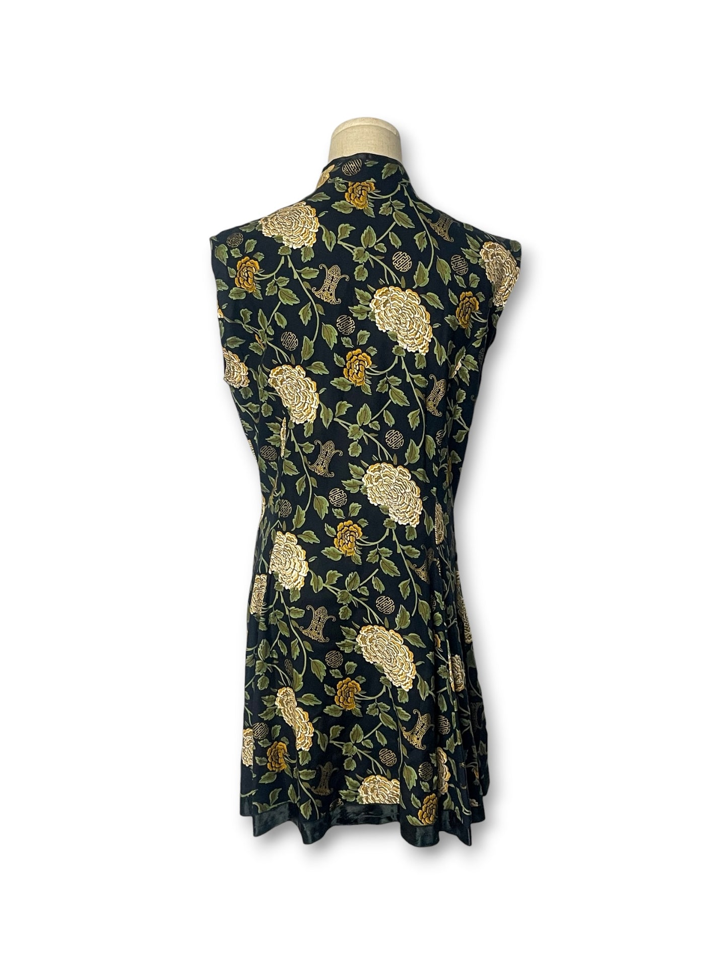 90’s Floral Print Mini Dress (L)