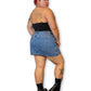 Denim Mini Skirt (1X)