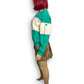 90’s Altitude Turquoise and White Retro Sweatshirt (M)