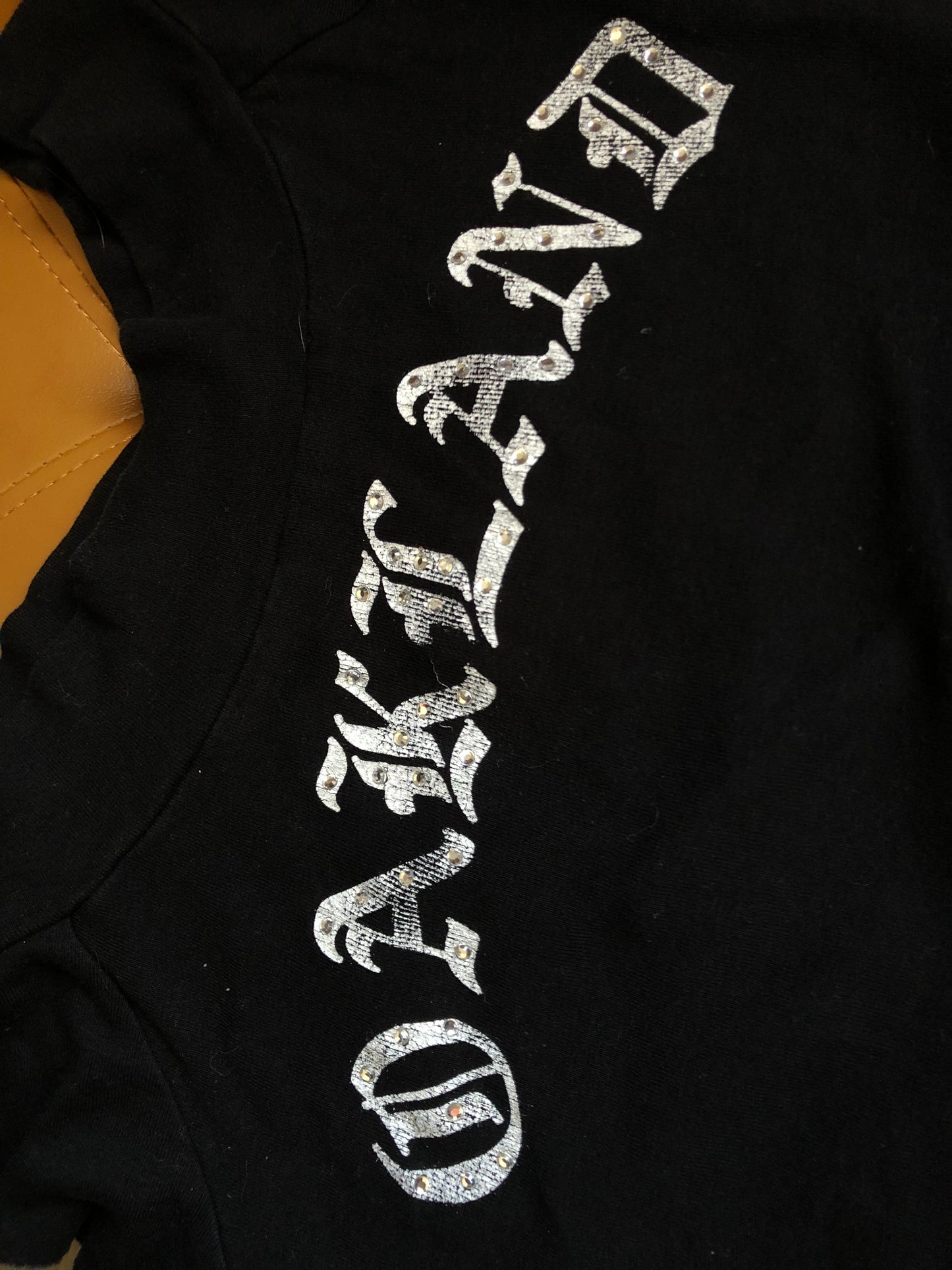 90’s Forever 21 Oakland Black T-Shirt (XXS/XS/S)