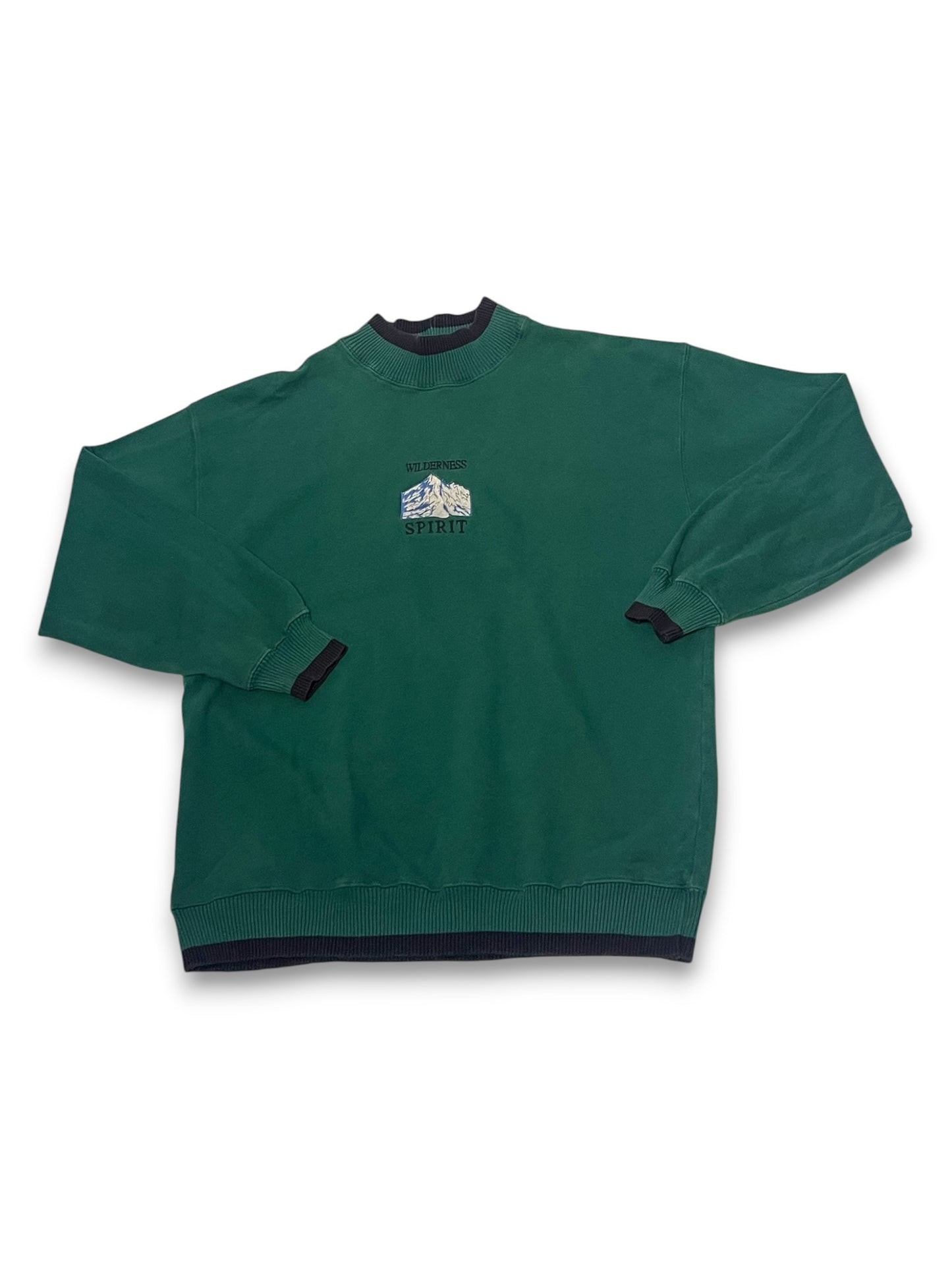 90’s Forest Green Pullover Turtleneck (L)