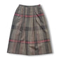 80’s Plaid Pleated Skirt (S/M)