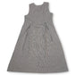 Y2K Black and White Gingham Maxi Dress (L/XL)