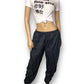 90’s/Y2K Apex Black Track Pants (L)