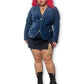 Y2K/Modern Lapis Blue Velvet Blazer (1X)
