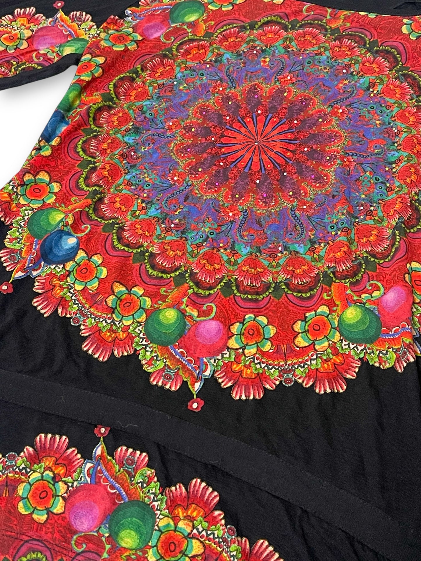 DESIGUAL Floral Mandala Long Sleeve Shirt (XL)