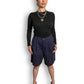 Y2K Liz Claiborne Navy Blue Pleated Shorts (L)