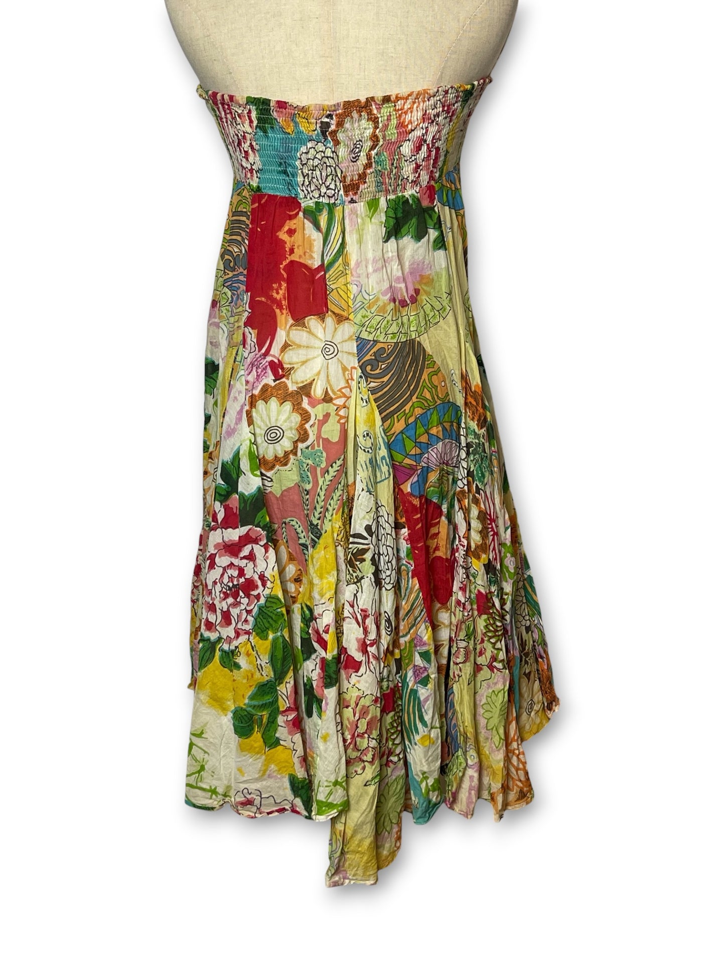 Y2K Boho Fairy Print Skirt (S/M/L)